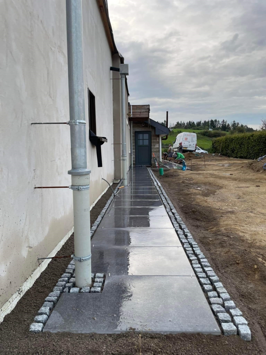 Illustration d'un projet de façade et isolation